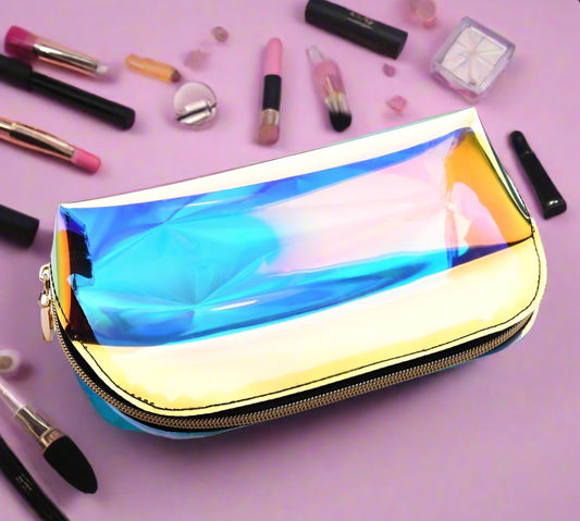 Halographic makeup bag