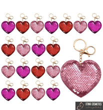 Load image into Gallery viewer, Heart Keychain Xtina Cosmetics