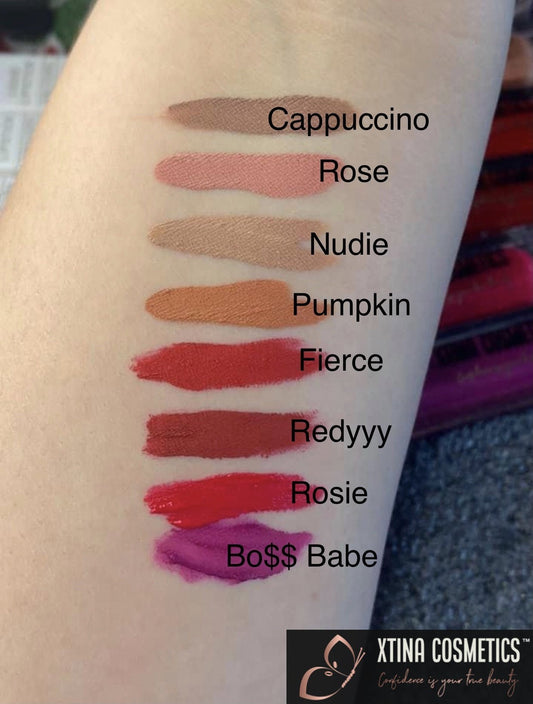 Matte Liquid Lipstick Xtina Cosmetics