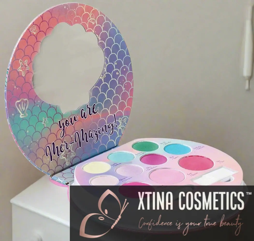Mermaid Eyeshadow Pallette Xtina Cosmetics