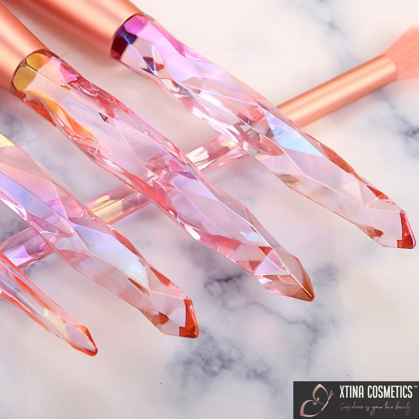 10pc Quartz Makeup brushes Xtina Cosmetics