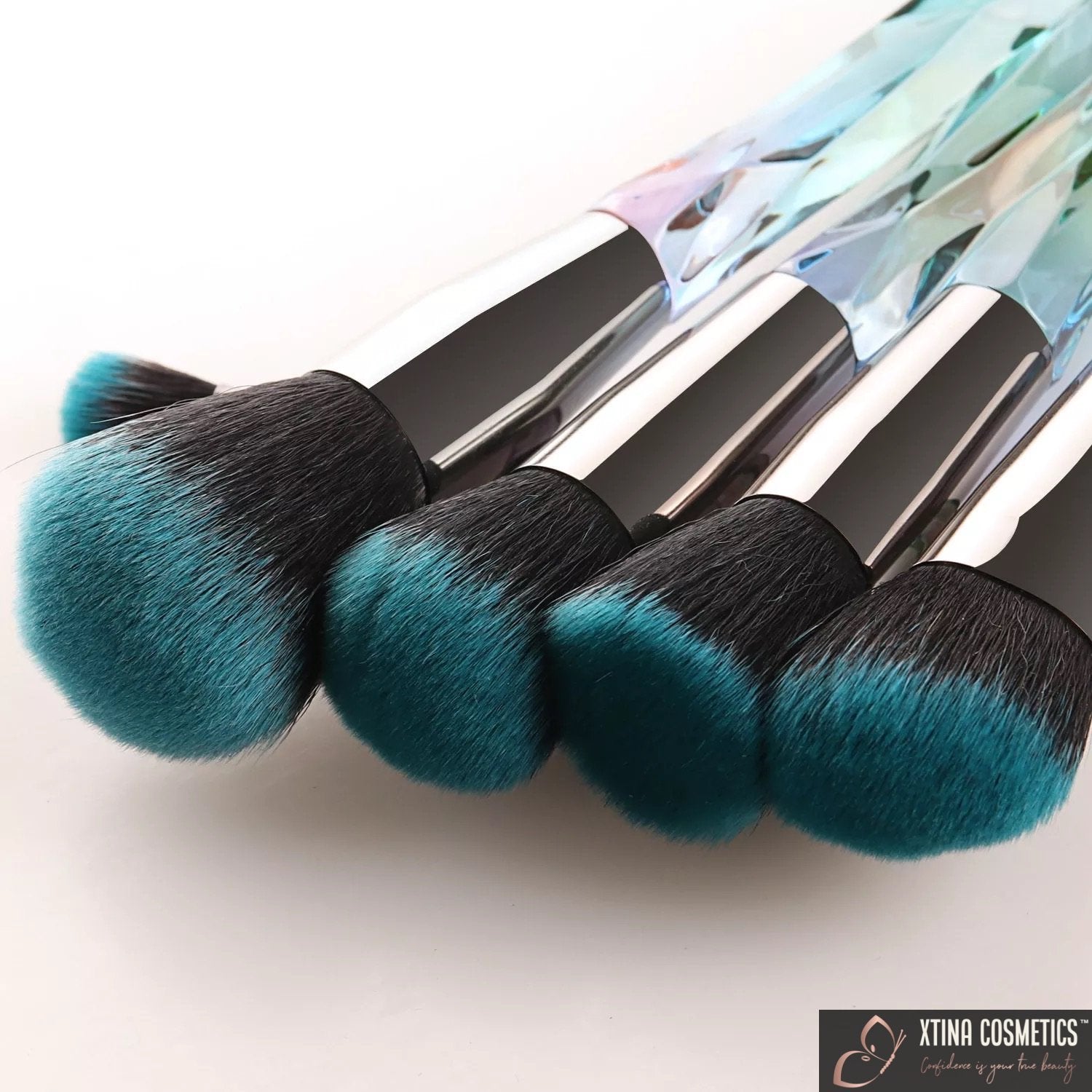 10pc Quartz Makeup brushes Xtina Cosmetics