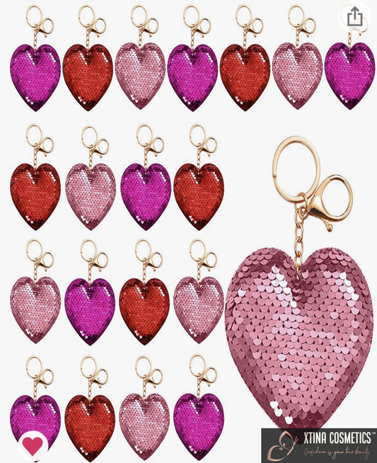 Heart Keychain Xtina Cosmetics