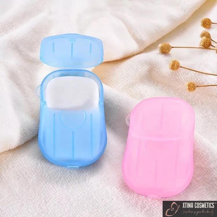 Portable Paper Sheet Soap Dispenser Xtina Cosmetics