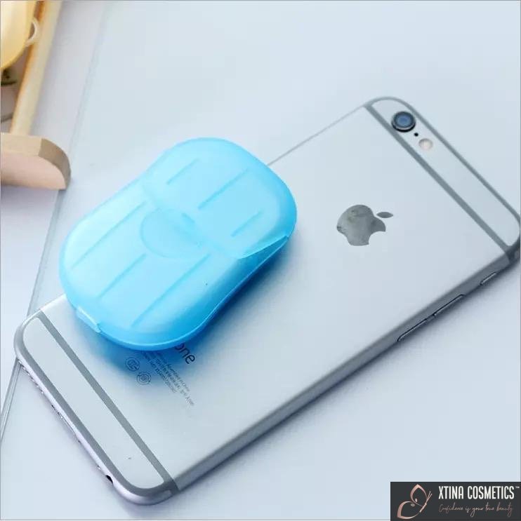 Portable Paper Sheet Soap Dispenser Xtina Cosmetics