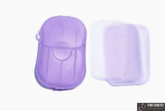 Portable Paper Sheet Soap Dispenser Xtina Cosmetics
