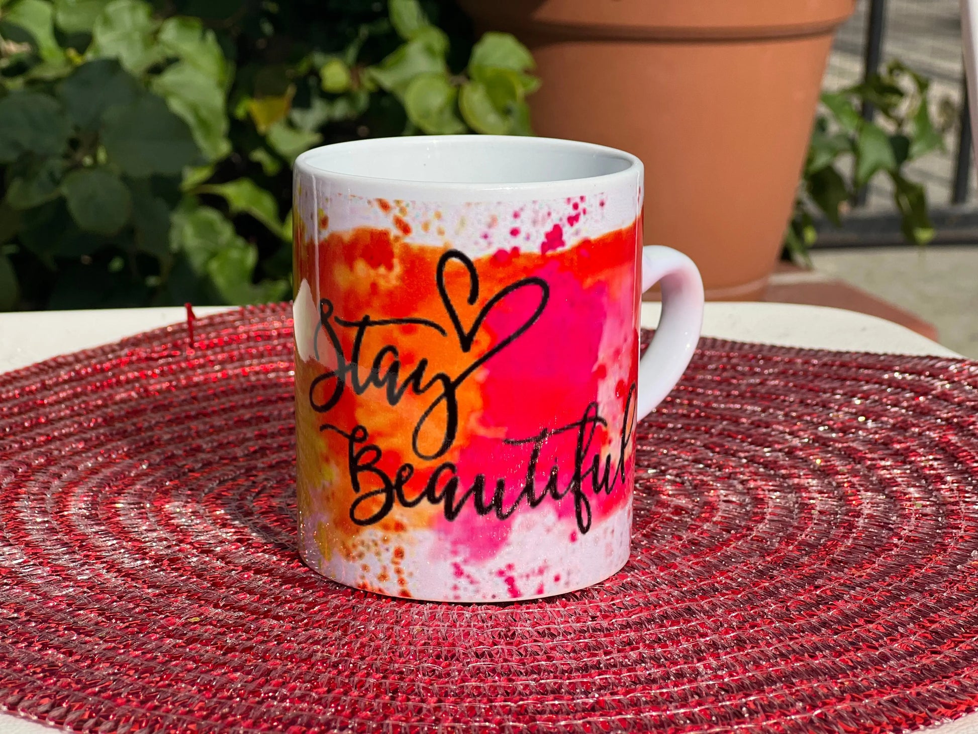 Stay Beautiful Mug Xtina Cosmetics