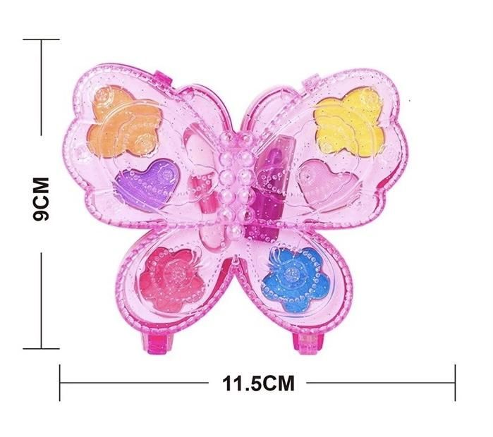 Girl Eyeshadow and Lipstick Butterfly Pallette