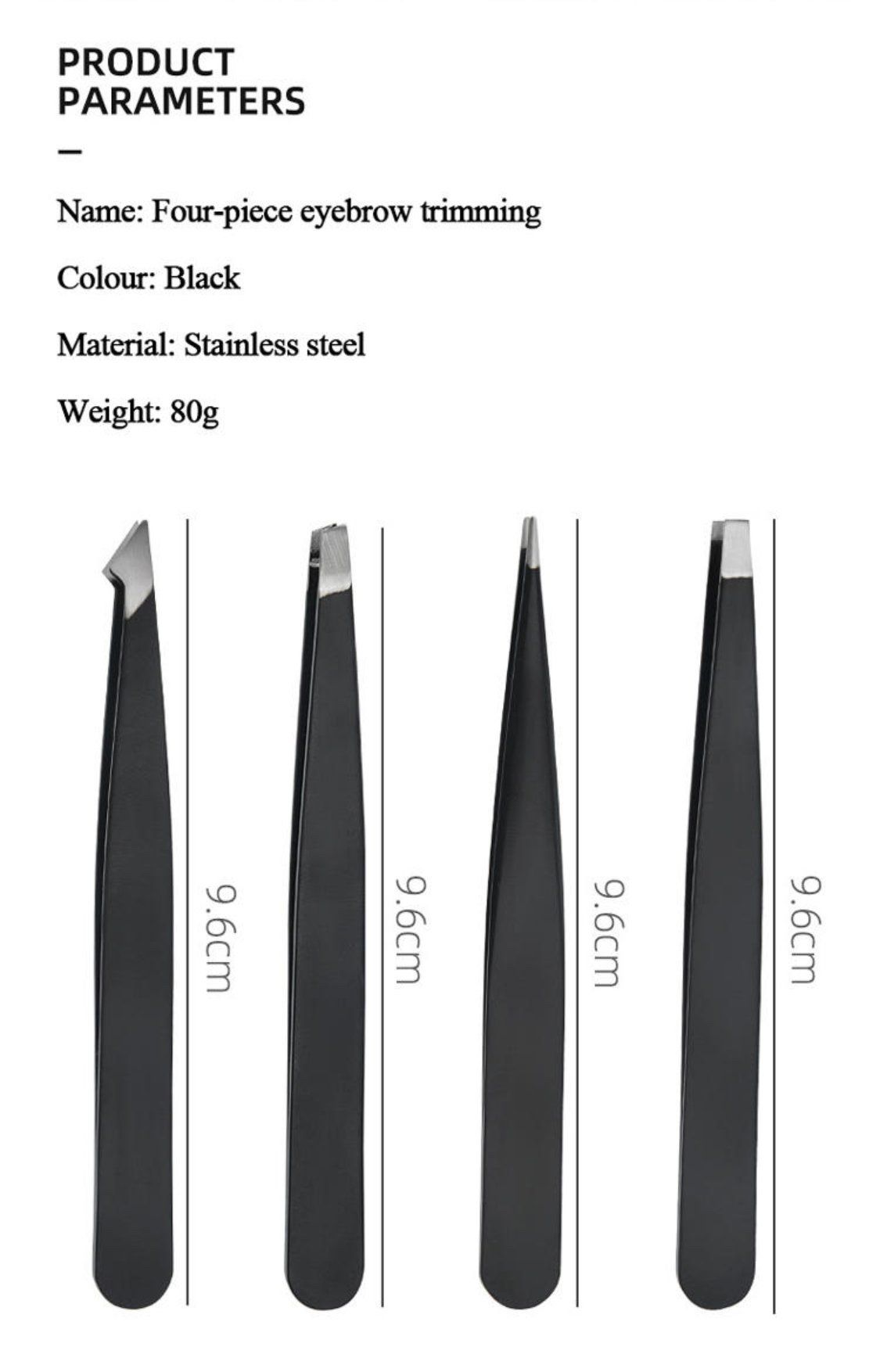 Brow Tweezer set