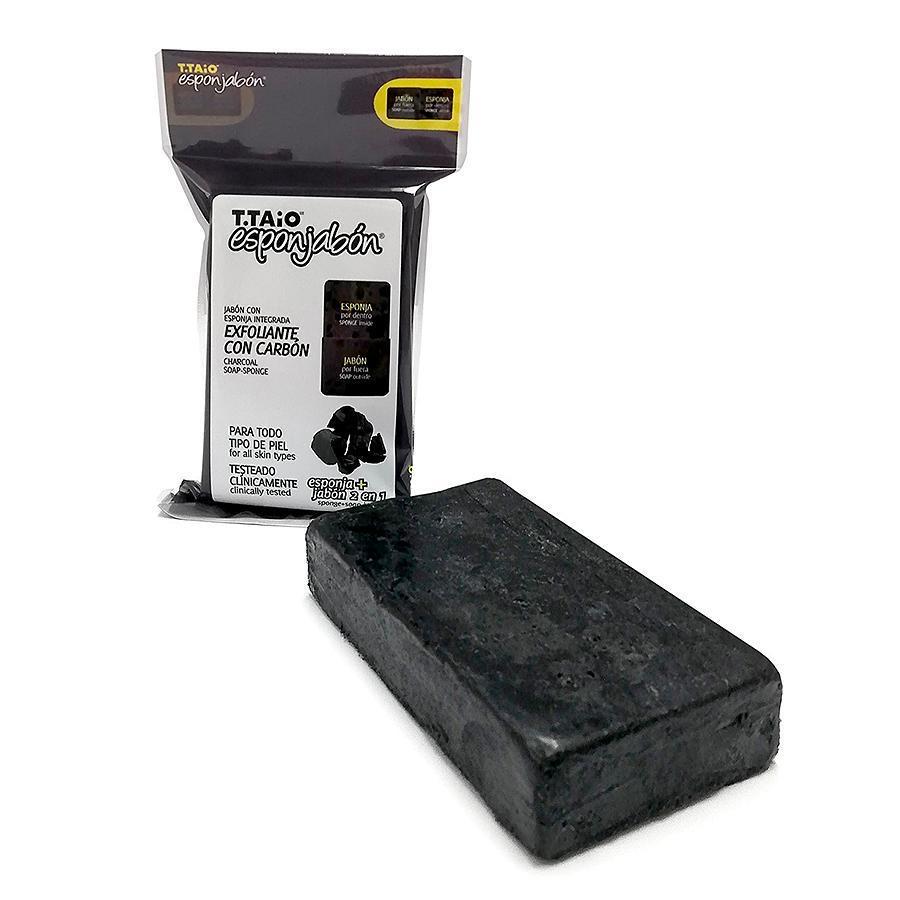 T.Taio ESPONJABON CHARCOAL, PURIFYING EFFECT